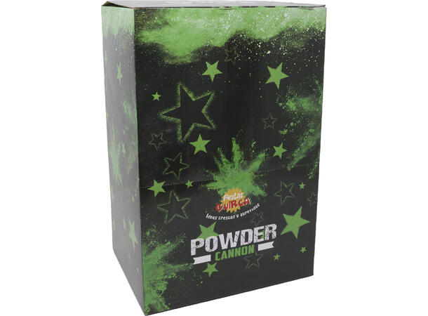 Powder canon (30gr) - Neon Grønn - UV 1 Pulverkanon (maisstivelse) - 30cm 