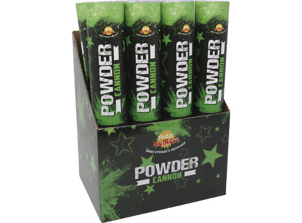 Powder canon (30gr) - Neon Grønn - UV 1 Pulverkanon (maisstivelse) - 30cm 
