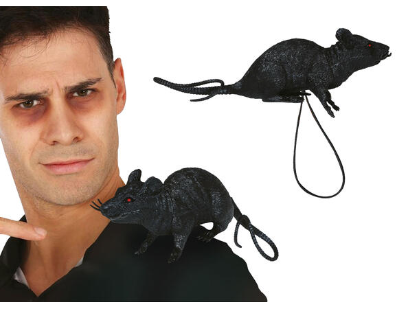 Rotte med skulderstropp 1 Rotte i PVC - 16cm 