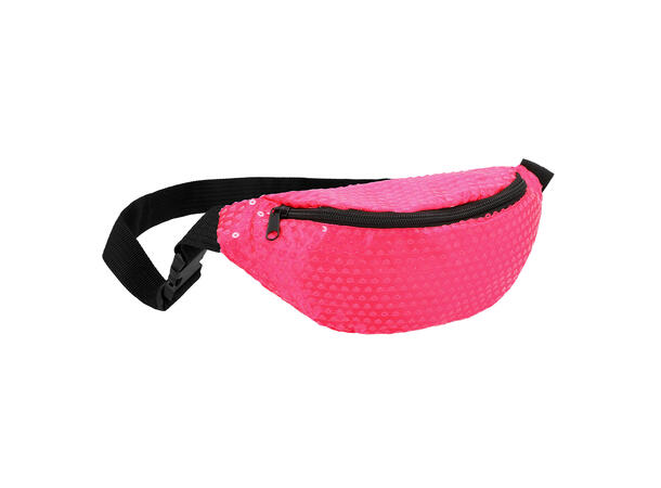 Rumpetaske m/Paljetter - Neon Rosa 1 Rumpetaske til voksen - Onesize 