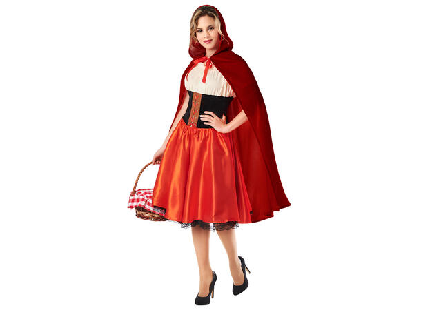 Rødhette 1 Damekostyme - Str XL 