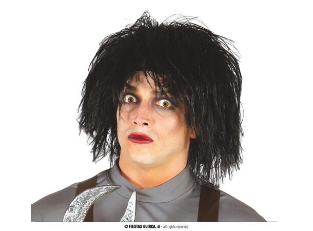 Scissor man - Parykk - sort 1 Parykk i syntetisk hår 