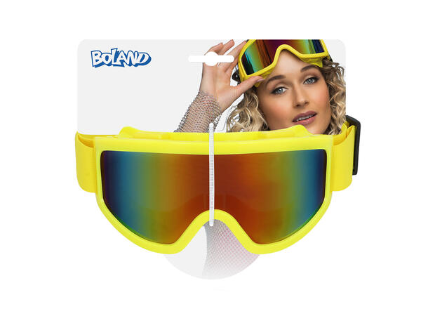 Skibriller - Neon Gul - UV 1 Par skibriller i plast 