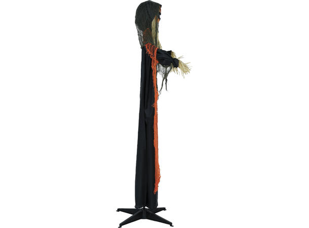 Skrekkfigur - Fugleskremsel gresskarhode 1 Figur m/lyd/lys/begegelse - 185cm 