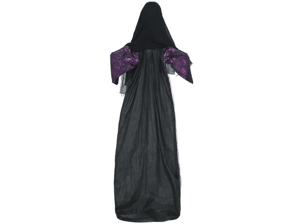 Skrekkfigur - Gammel heks 1 Figur m/lyd/lys/begegelse - 185cm 