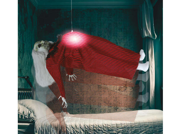 Skrekkfigur - Svevende død kvinne 1 Figur m/lyd/lys/begegelse - 70cm 