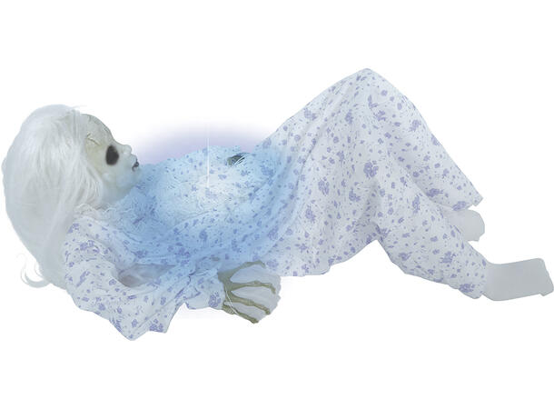 Skrekkfigur - Svevende død kvinne 1 Figur m/lyd/lys/begegelse - 70cm 