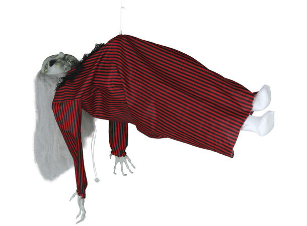 Skrekkfigur - Svevende død kvinne 1 Figur m/lyd/lys/begegelse - 70cm 
