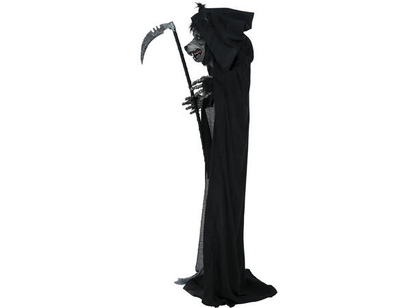 Skrekkfigur - Varulv på stativ 1 Figur m/lyd/lys/begegelse - 175cm 