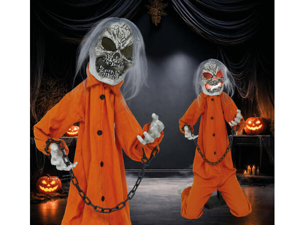 Skrekkfigur - Zombiefange 1 Figur m/lyd/lys/begegelse - 105cm 