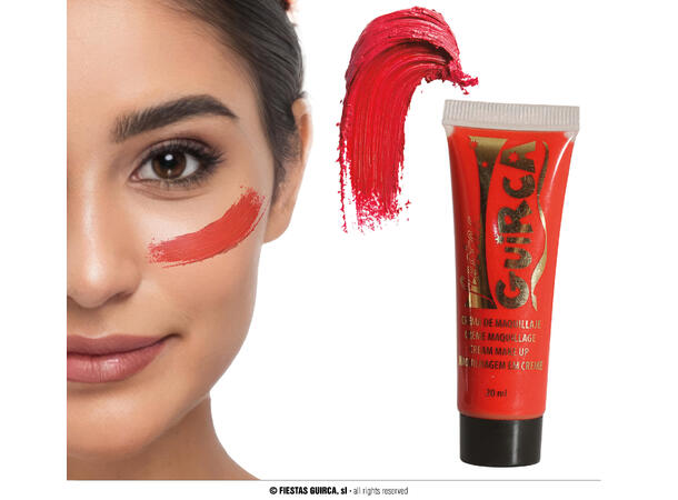 Sminkekrem - Rød 1 Tube sminkekrem - 20ml 