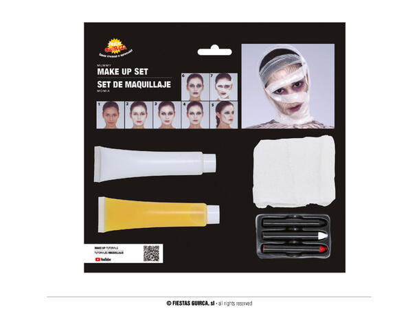 Sminkesett - Mumie 1 Sminkesett med instruksjon 