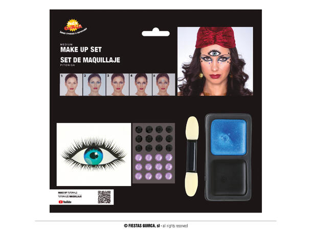 Sminkesett - Spådame 1 Sminkesett med instruksjon 