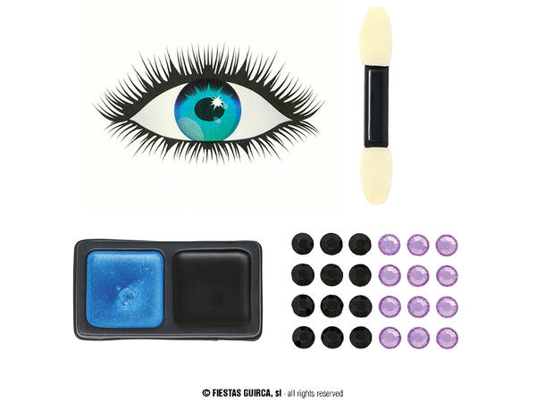 Sminkesett - Spådame 1 Sminkesett med instruksjon 