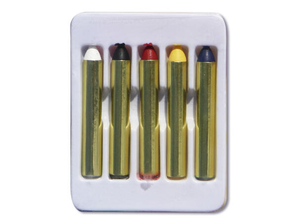 Sminkestifter 5 farger assortert 5 stifter a 1,9g 