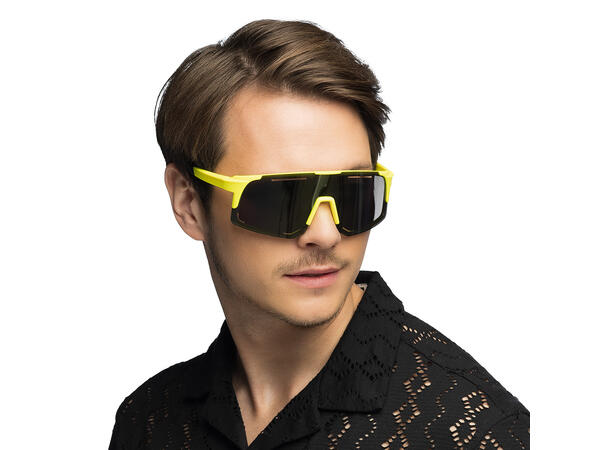 Solbriller - Zouk - Neon Gul - UV 1 Par briller i plast 