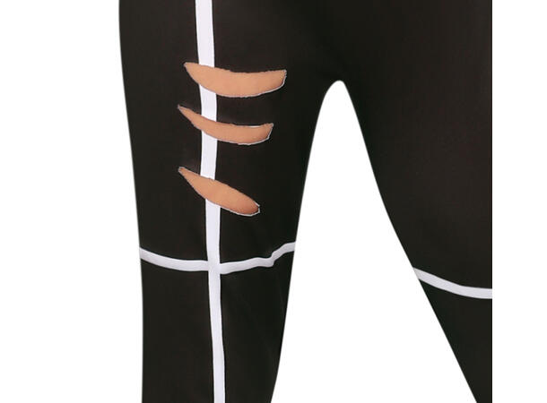 Sort kattekostyme til barn 1 Barnekostyme til jente - Str 7-9 År 