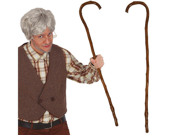 Spaserstokk - Brun 1 Stokk i plast - 90cm 