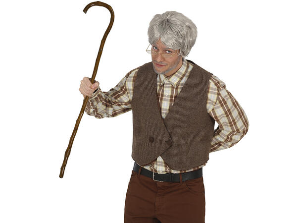 Spaserstokk - Brun 1 Stokk i plast - 90cm 