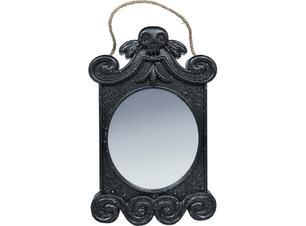 Speil m/skjelettbilde Speil m/lys/lyd/bevegelse - 25x45cm 