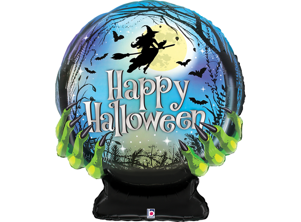 Spooky Halloween - Krystallkule 1 Folieballong med form - (58x68 cm) 