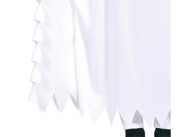 Spøkelse - Hvitt laken - Unisex 1 Kostyme til barn - 5-6 år (119 cm) 
