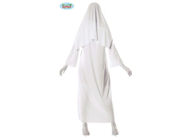 Spøkelsesnonne - Hvit 1 Damekostyme - str 42-44 (L) 