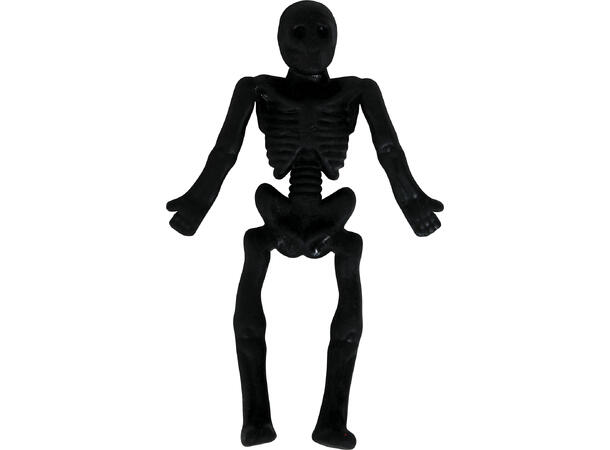 Strekkbare skjeletter - Assoterte farger Display med 24 skjeletter i gummi - 10cm 