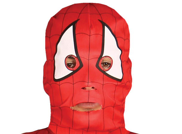 Superhelt - Edderkoppmann - Rod/Blå 1 Herrekostyme - str 52-54 (L) 