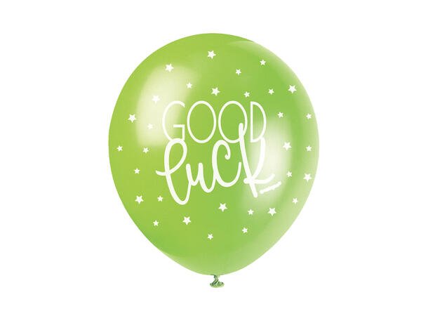 Superprint Premium “Good Luck” - Ass 5 Gummiballonger - 30cm (12")