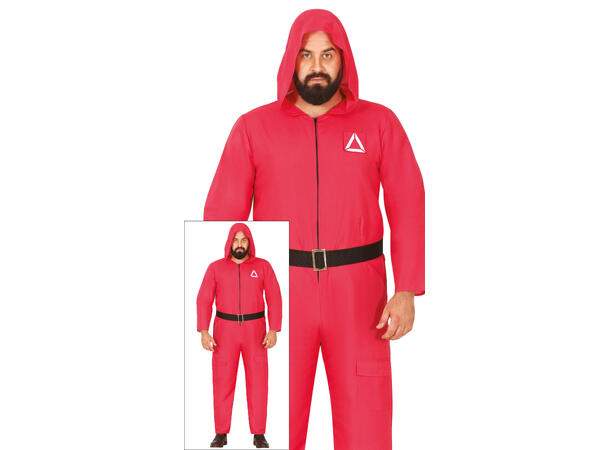 THE GAMER - Rød - Mann 1 Kostyme til herre - 56-58 (XL) 