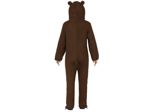 Teddybjørn - Brun - Onepiece 1 Barnekostyme til gutt - Str 3-4 År 