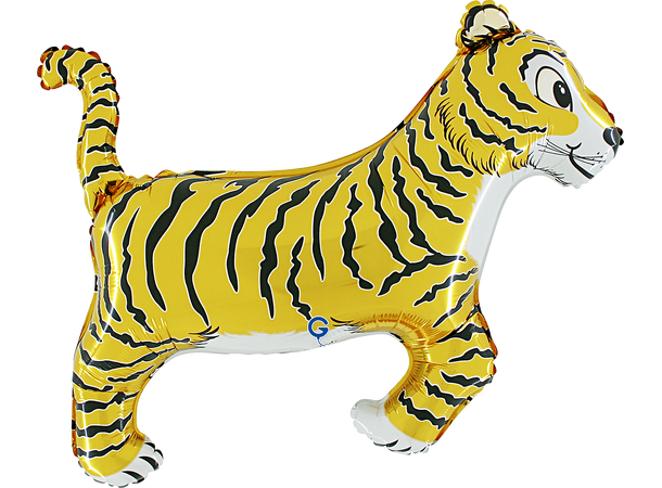 Tiger 1 Folieballong med form - (83x76 cm) 