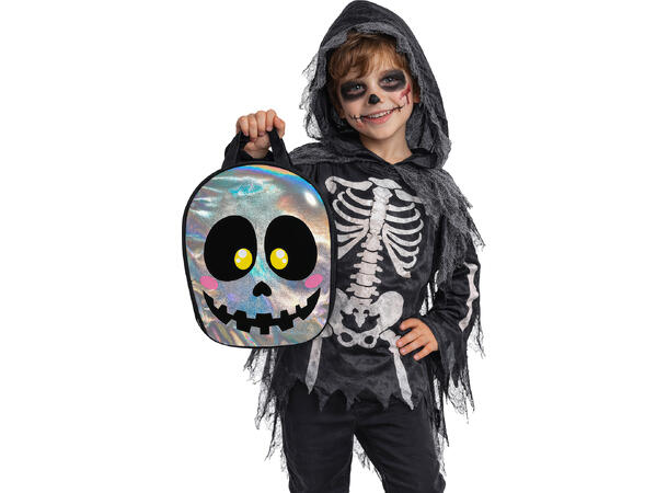 Trick or Treat - Godteveske hodeskalle 1 Pose i PVC - 36x28m 