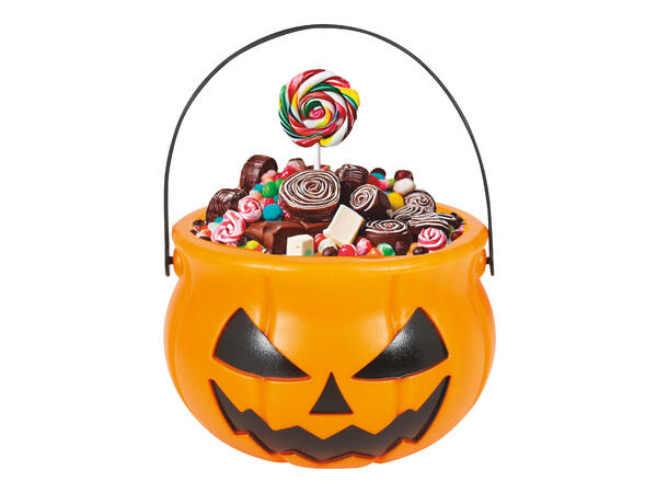 Trick or Treat - Gresskarbøtte - Oransje 1 Godtebøtte i plast - 11cm 