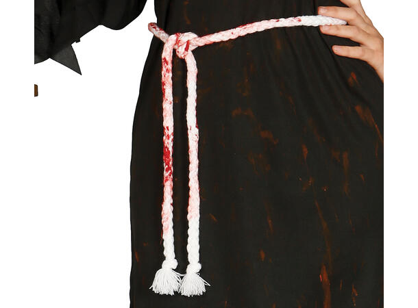 Zombie Nonne - Sort 1 Damekostyme - str 42-44 (L) 