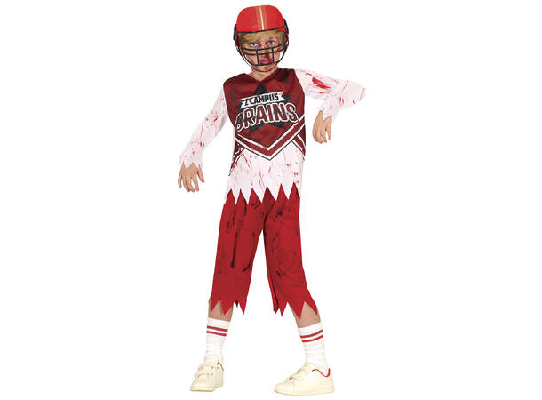 Zombie Quarterback - Gutt 1 Kostyme til barn - 7-9 år (133 cm) 