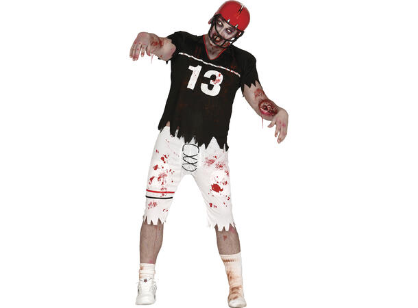 Zombie Quarterback 1 Kostyme til herre - 54-56 (XL) 