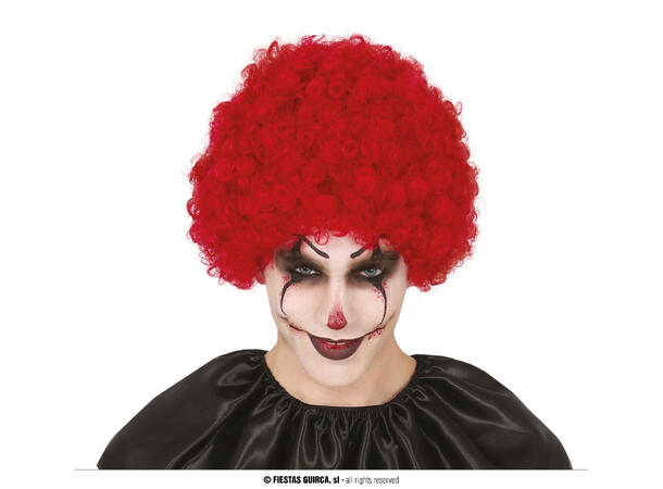 parykk - Krøllete rødt hår 1 Parykk i syntetisk hår 