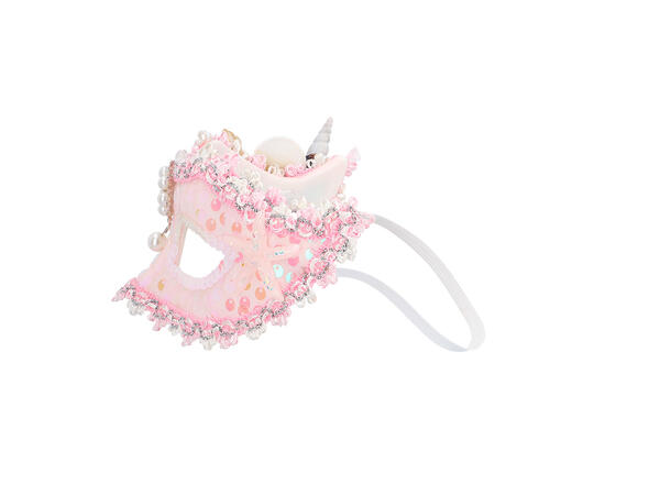 Øyemasske - Mermaid - Rosa m/blonder 1 Øyemaske - Onesize 