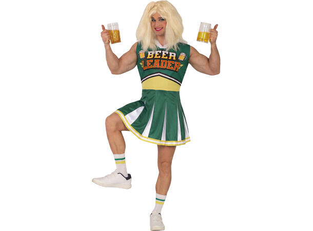 Beer - Cheerleader - Kjole 1 Herrekostyme - Str 52-54 (L) 