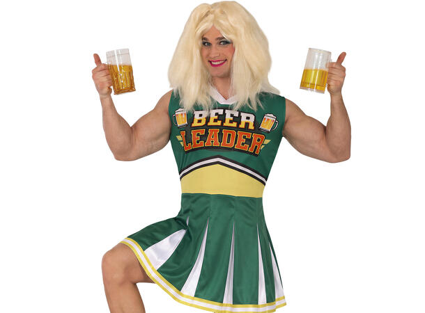 Beer - Cheerleader - Kjole 1 Herrekostyme - Str 52-54 (L) 