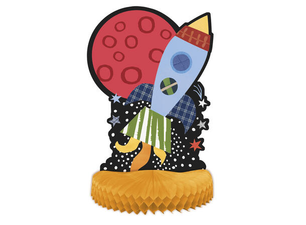 Outer Space 3 Papirdekorasjoner - mini  honeycomb