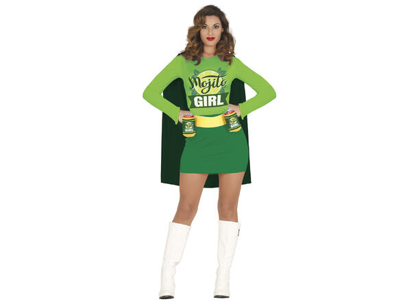 Superheltinne - Miss Mojito 1 Damekostyme - Str 38-40 (M) 
