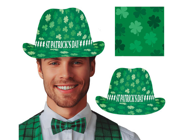 Gansterhatt - St. Patricks Day 1 Hatt i polyester til voksen - Onesize 