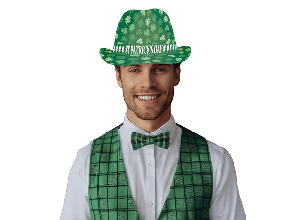 Gansterhatt - St. Patricks Day 1 Hatt i polyester til voksen - Onesize 