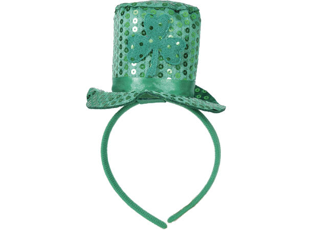 Hårbøyle med hatt - St. Patricks Day 1 Hårbøyle i plast 