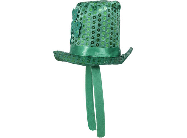 Hårbøyle med hatt - St. Patricks Day 1 Hårbøyle i plast 