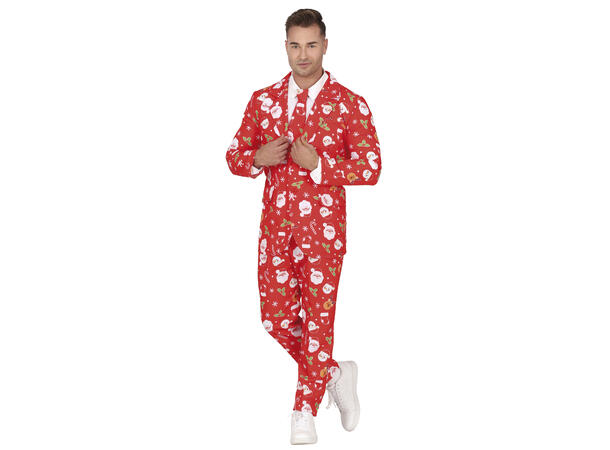 Juledress - Nisse - Rød 1 Herredress - Str 52-54 (L) 
