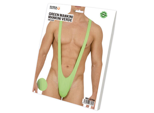 Mankini - Grønn 1 Mankini - Onesize 